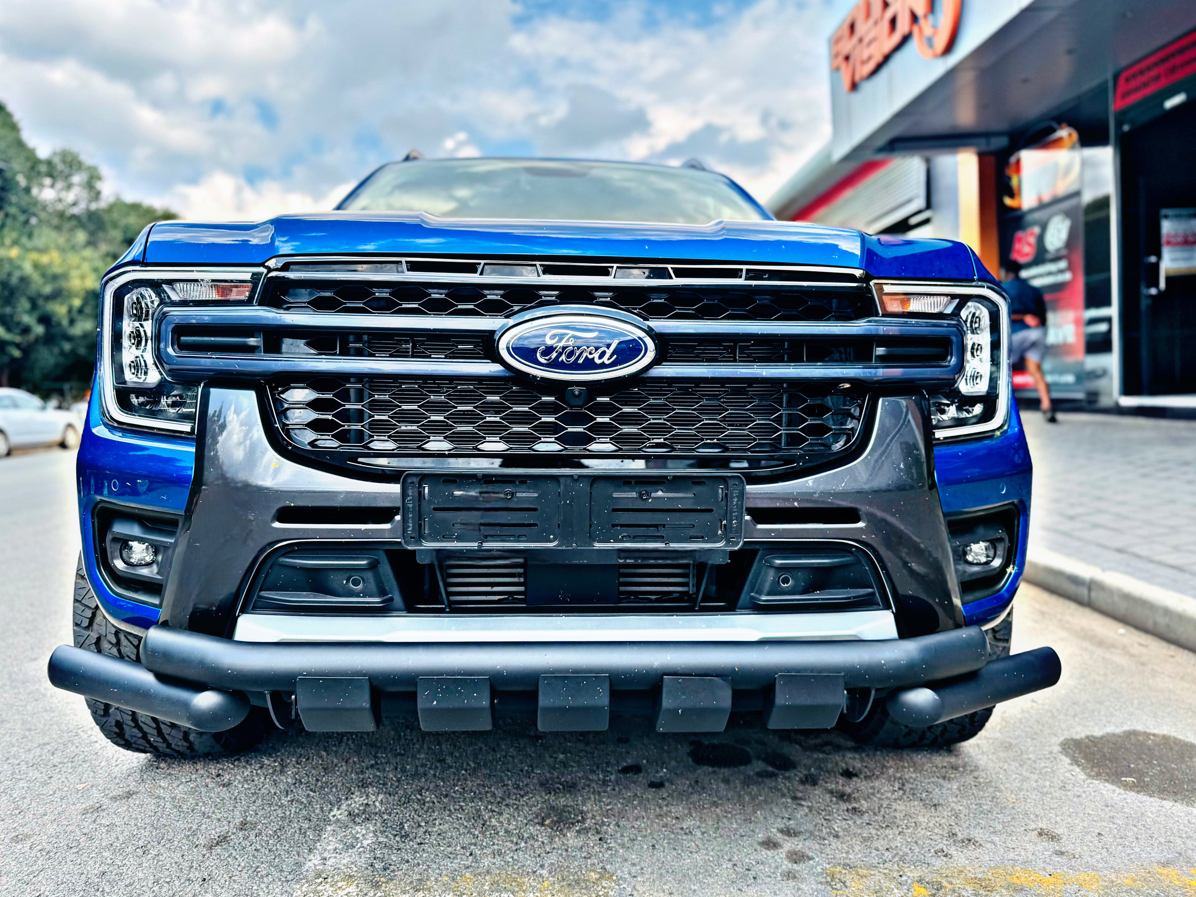 FORD RANGER/ EVEREST  NEXT GEN 2023 BUMPER GUARD / NUDGE BAR / STYLING BAR 3 PIECE BLACK FITS ALL NEW GENERATION FORD RANGERS