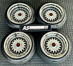 15 AS-MESH CHROME 9/100 narrow wides