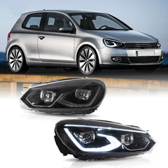 GOLF MK 6 VLAND DUAL BEAM PROJECTOR HEADLIGHTS HID