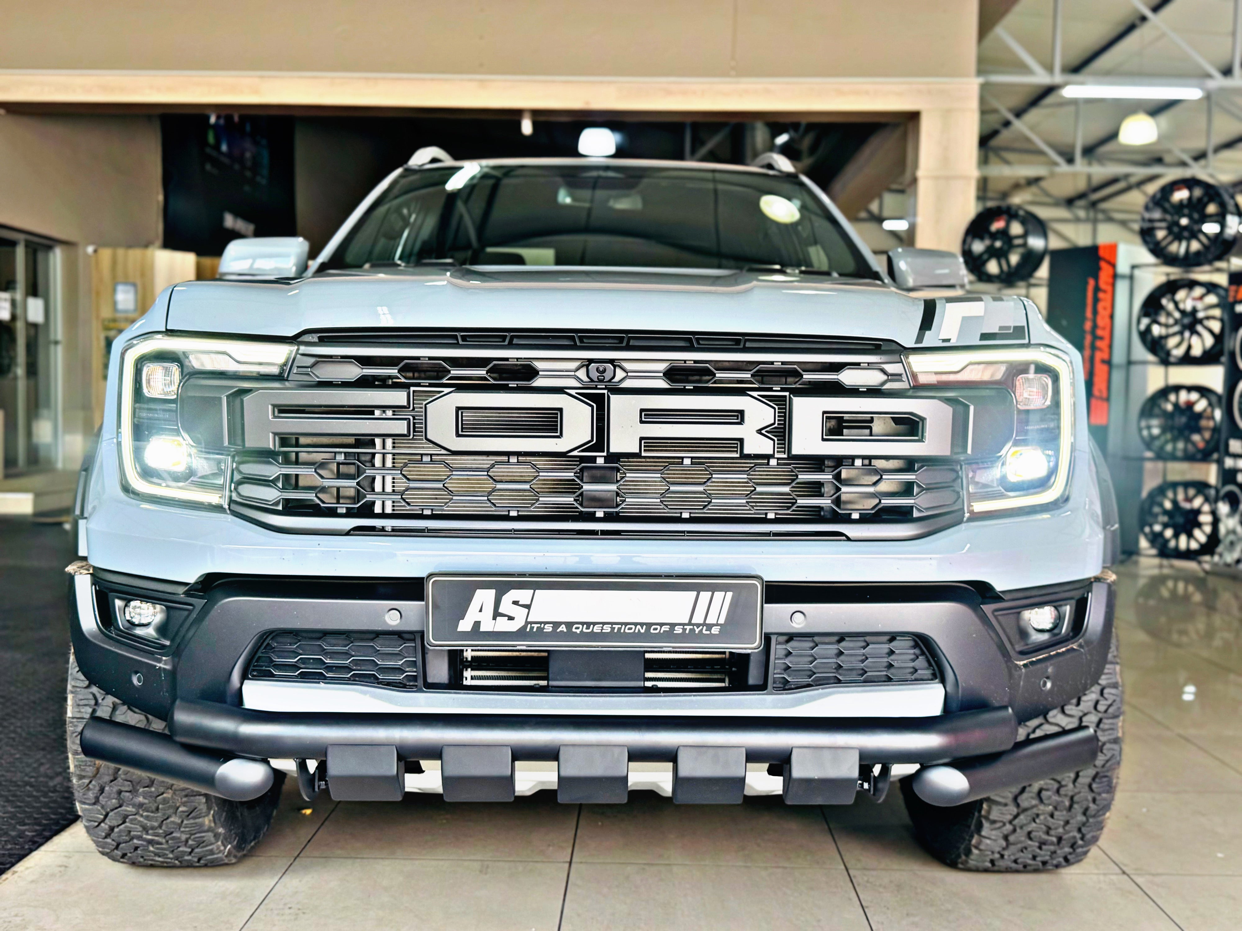 FORD RANGER/ EVEREST  NEXT GEN 2023 BUMPER GUARD / NUDGE BAR / STYLING BAR 3 PIECE BLACK FITS ALL NEW GENERATION FORD RANGERS