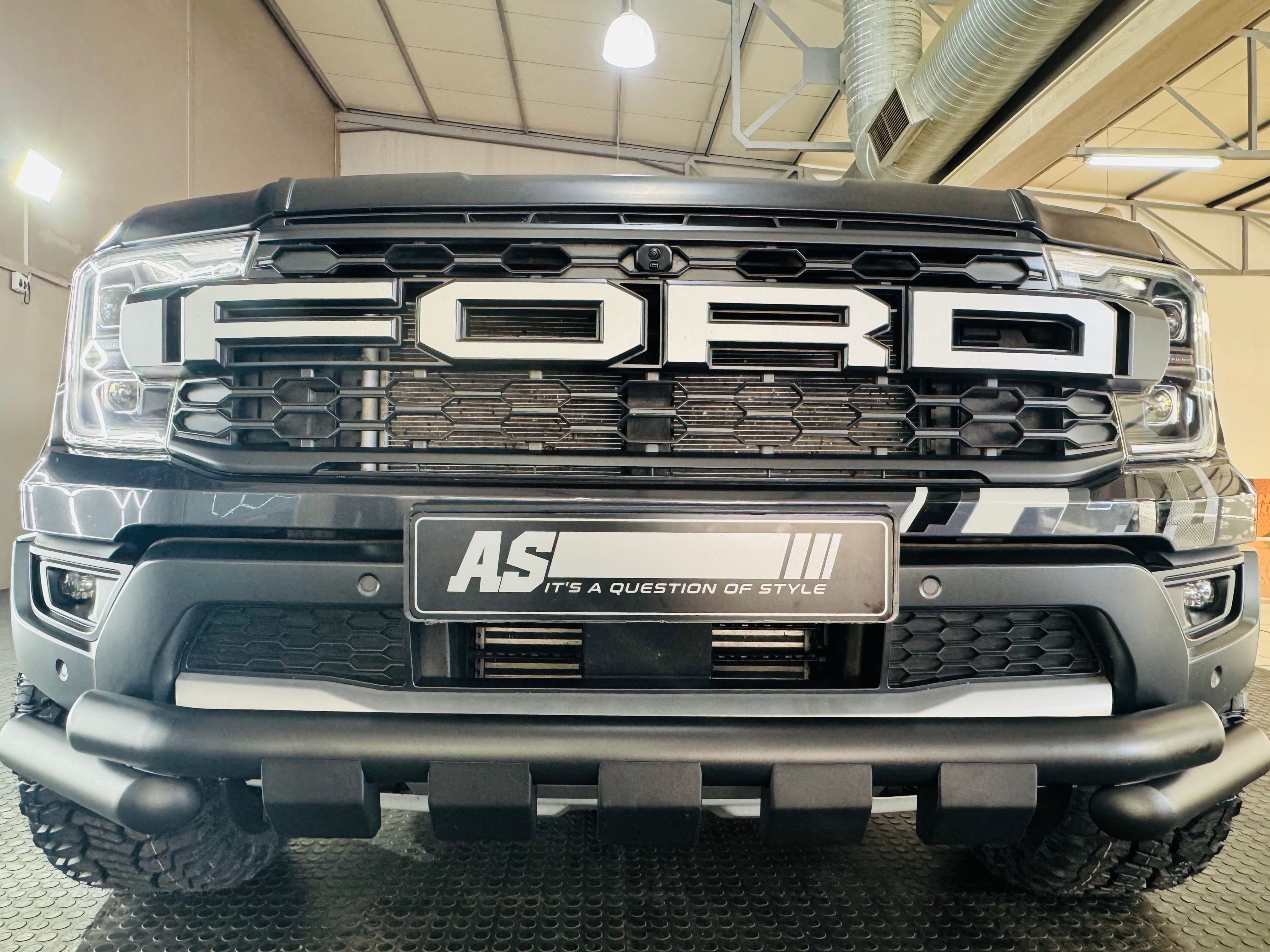 FORD RANGER/ EVEREST  NEXT GEN 2023 BUMPER GUARD / NUDGE BAR / STYLING BAR 3 PIECE BLACK FITS ALL NEW GENERATION FORD RANGERS