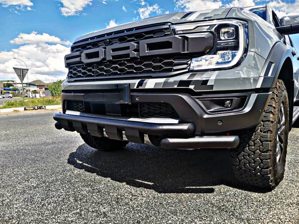 FORD RANGER/ EVEREST  NEXT GEN 2023 BUMPER GUARD / NUDGE BAR / STYLING BAR 3 PIECE BLACK FITS ALL NEW GENERATION FORD RANGERS