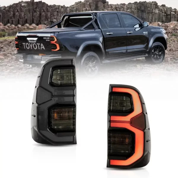 15-22 Toyota Hilux SR5 8th Gens (GUN125,GUN126R) Vland LED Tail Lights With Dynamic Welcome Lighting