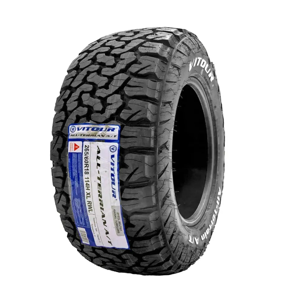 265/60/18 VITOUR ALL TERRAIN WHITE LETTER  TYRE