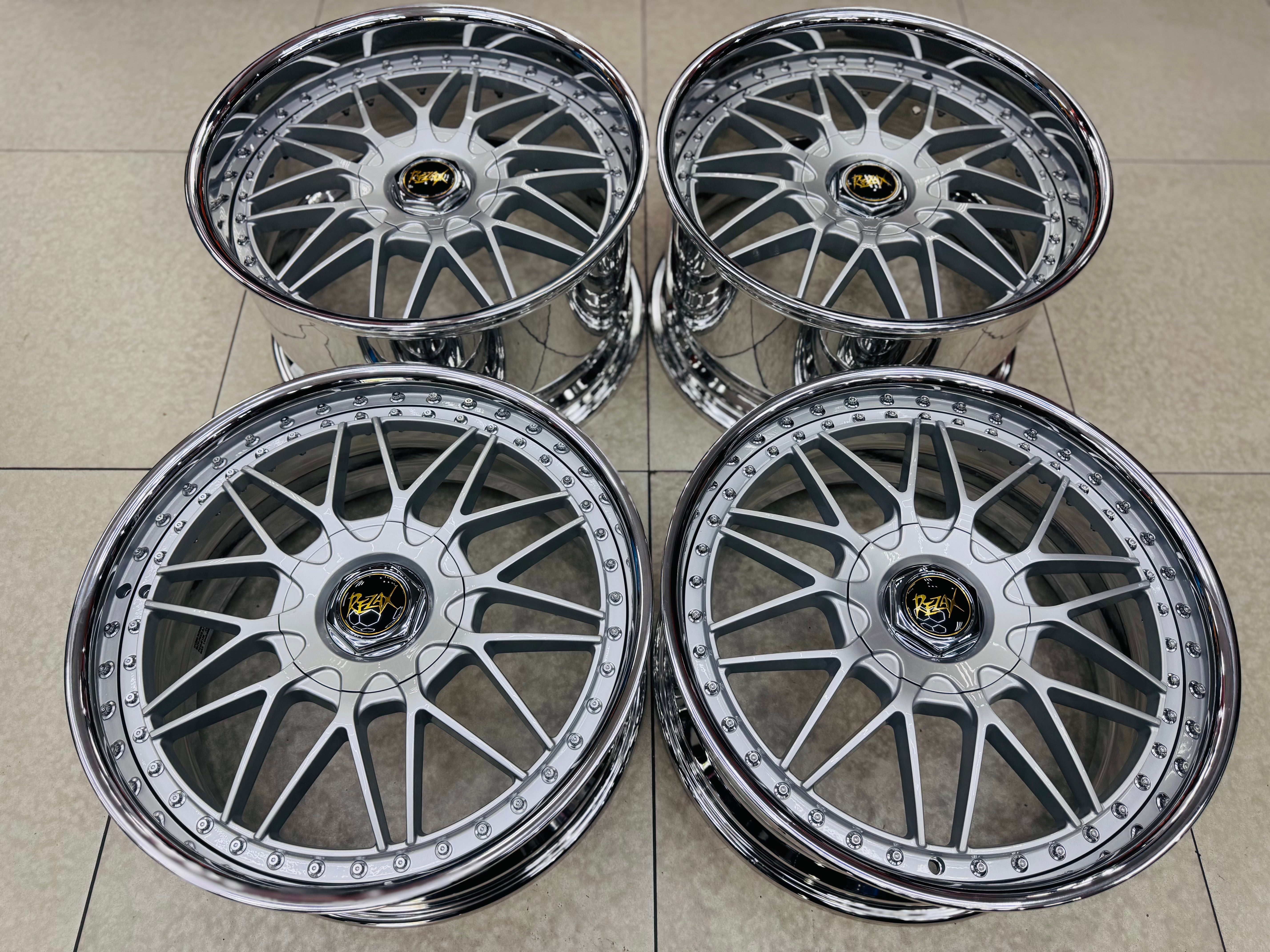 20” REZAX 2pce split forged  wheels