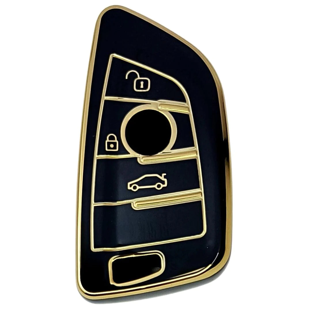 Key cover - BMW Design 2 smart g series black & gold