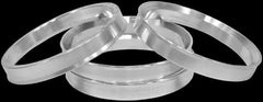 SPIGOT RINGS SET OF 4 (74.1 -72.6) ( Aluminium FOR BMW   )