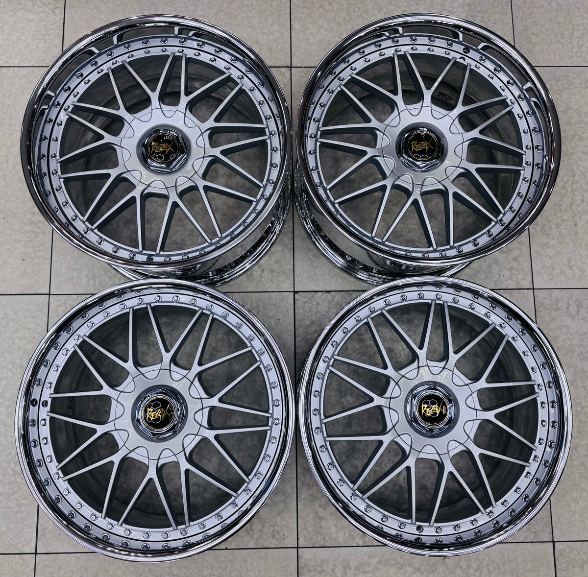 20” REZAX 2pce split forged  wheels