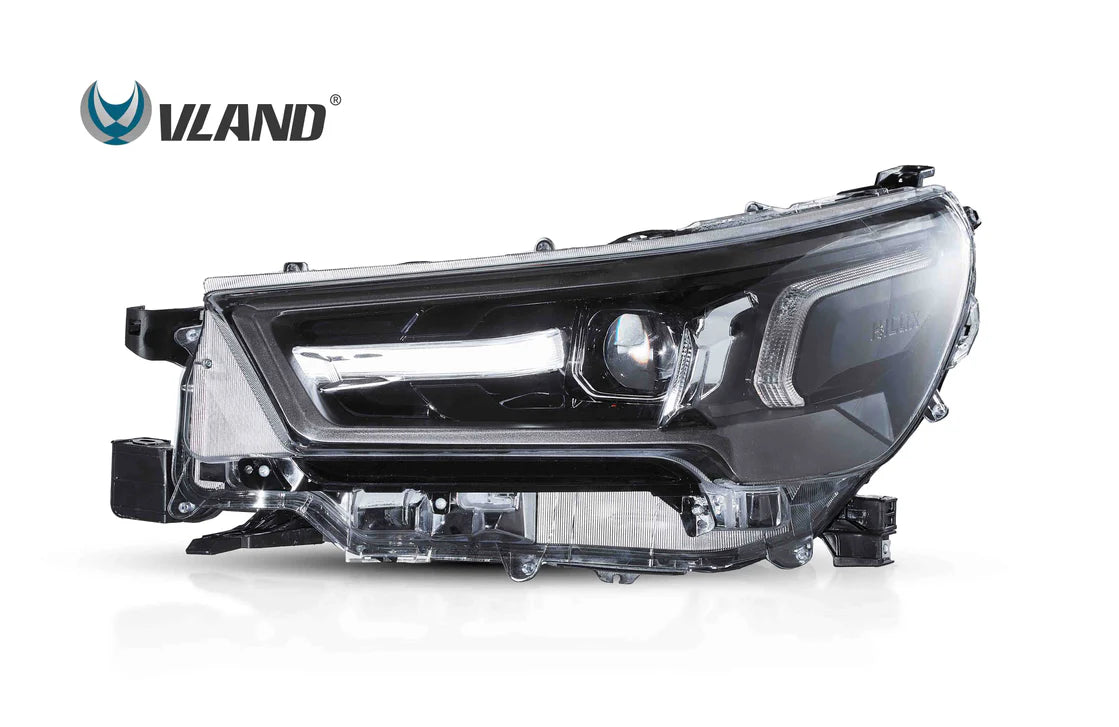 VLAND LED Headlights For 2020-2024 Toyota Hilux /Revo Front Lights (Pair)