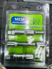 MEM LOCK BOLTS 14x1.5MM CHROME (4+2)