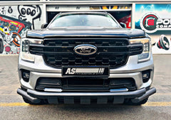 FORD RANGER/ EVEREST  NEXT GEN 2023 BUMPER GUARD / NUDGE BAR / STYLING BAR 3 PIECE BLACK FITS ALL NEW GENERATION FORD RANGERS