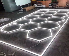 Hexagon led lights 2.4m x4.8m WHOLESALE PRICE DIRECT TO PUBLIC !