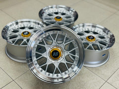 17” AS BBS 506 4/100 & 5/100 silver wheels