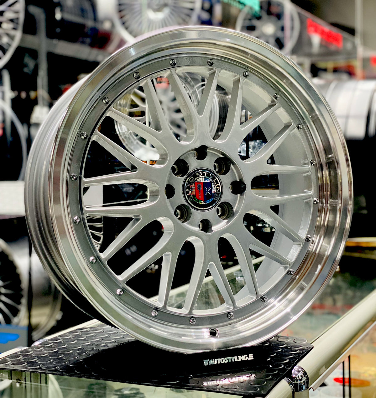 18” AS- LM 4x100 & 4/114  SILVER