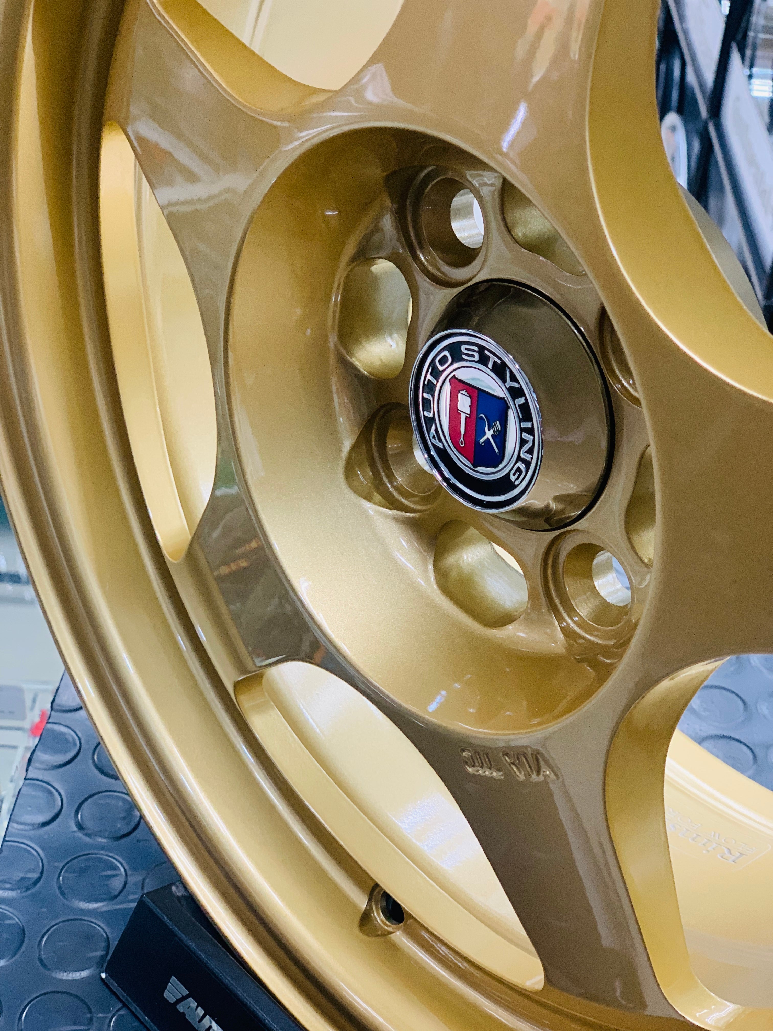 15” AS- SPOONS GOLD 7J WHEELS