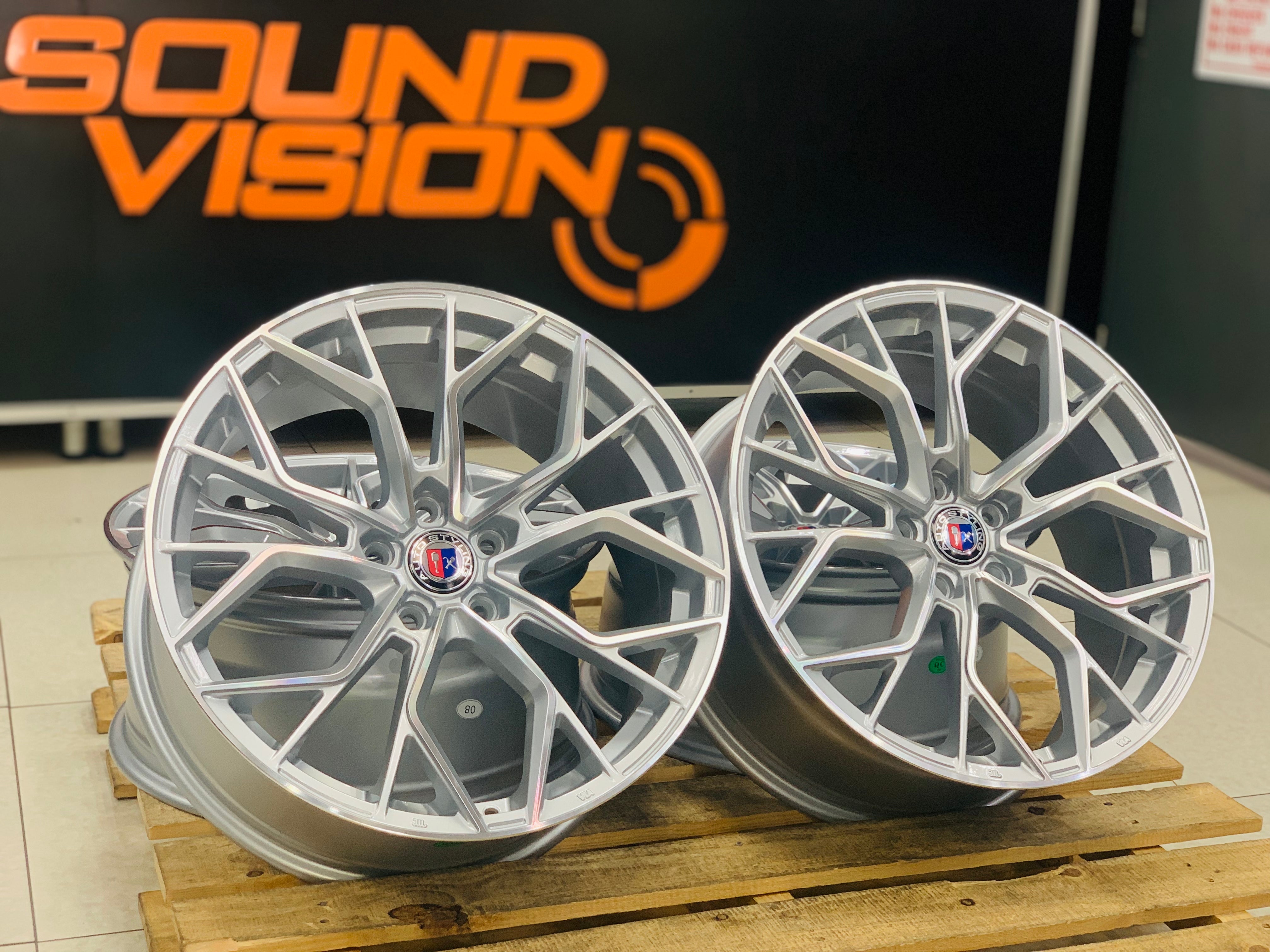 19” AS-VT60  5X112 SILVER WHEELS