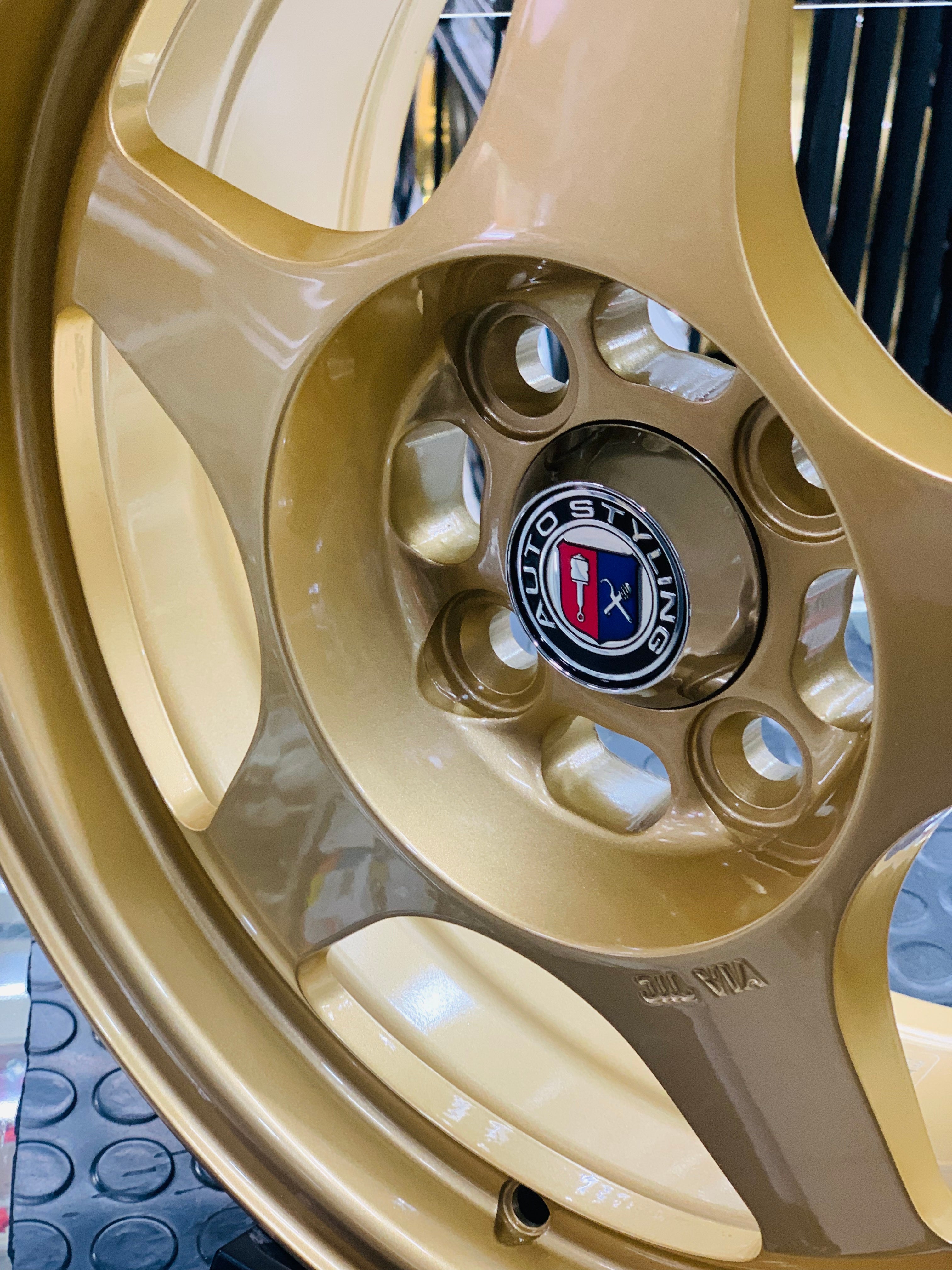 15” AS- SPOONS GOLD 7J WHEELS