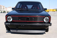 VW GOLF MK1 RABBIT FRONT SPOILER MATT BLACK