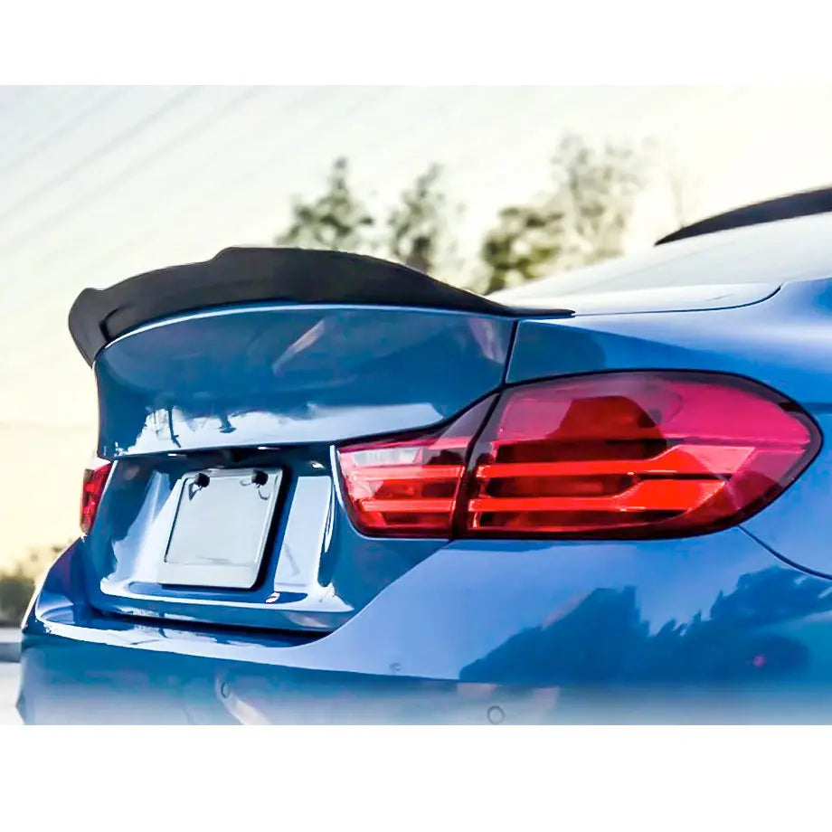 Bm F33 4 Series Psm Style Gloss Black Boot Spoiler 14 20