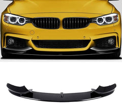 BMW F32 (4series ) MP FRONT LIP 4pce GLOSS BLACK