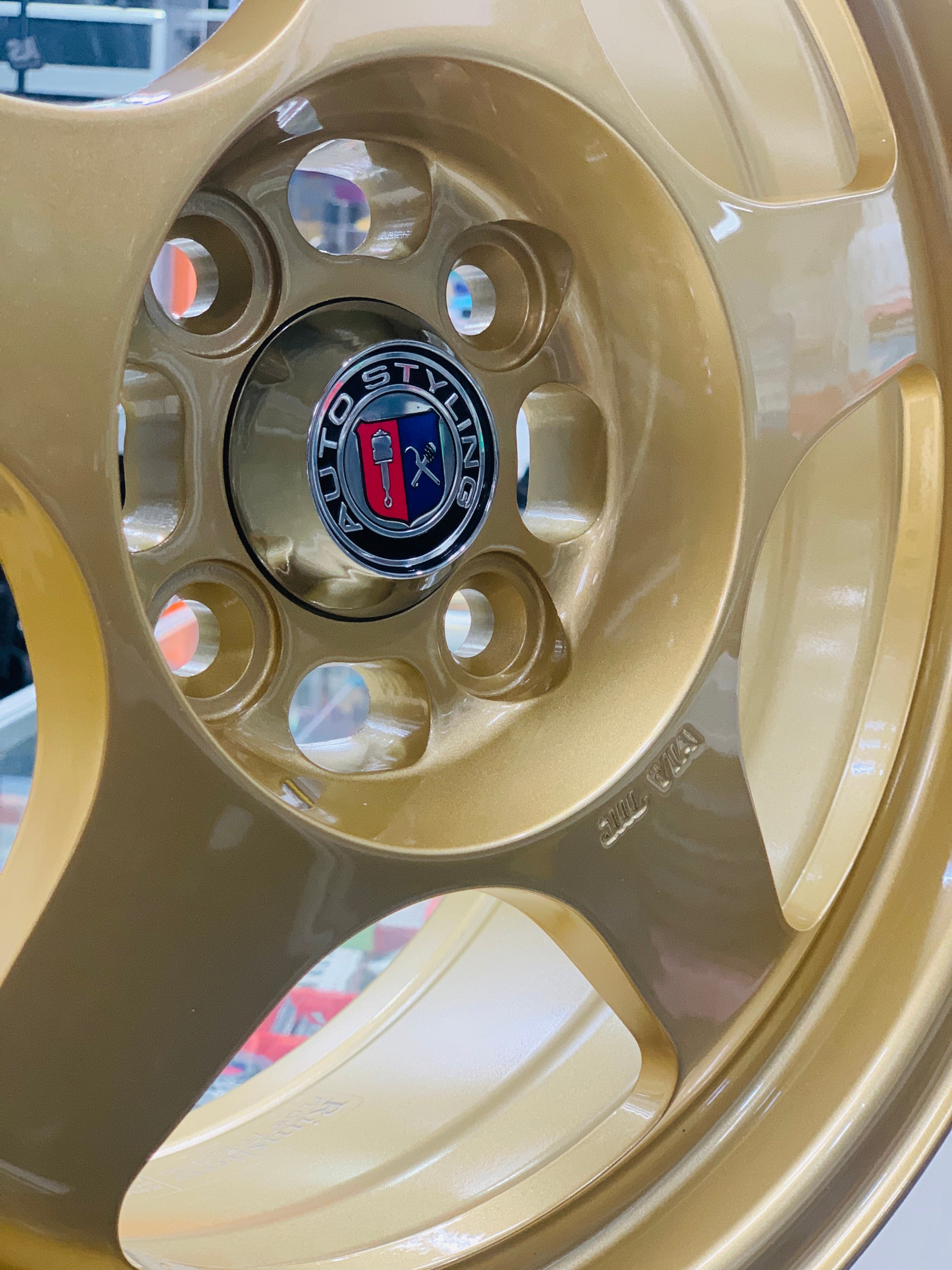 15” AS- SPOONS GOLD 7J WHEELS