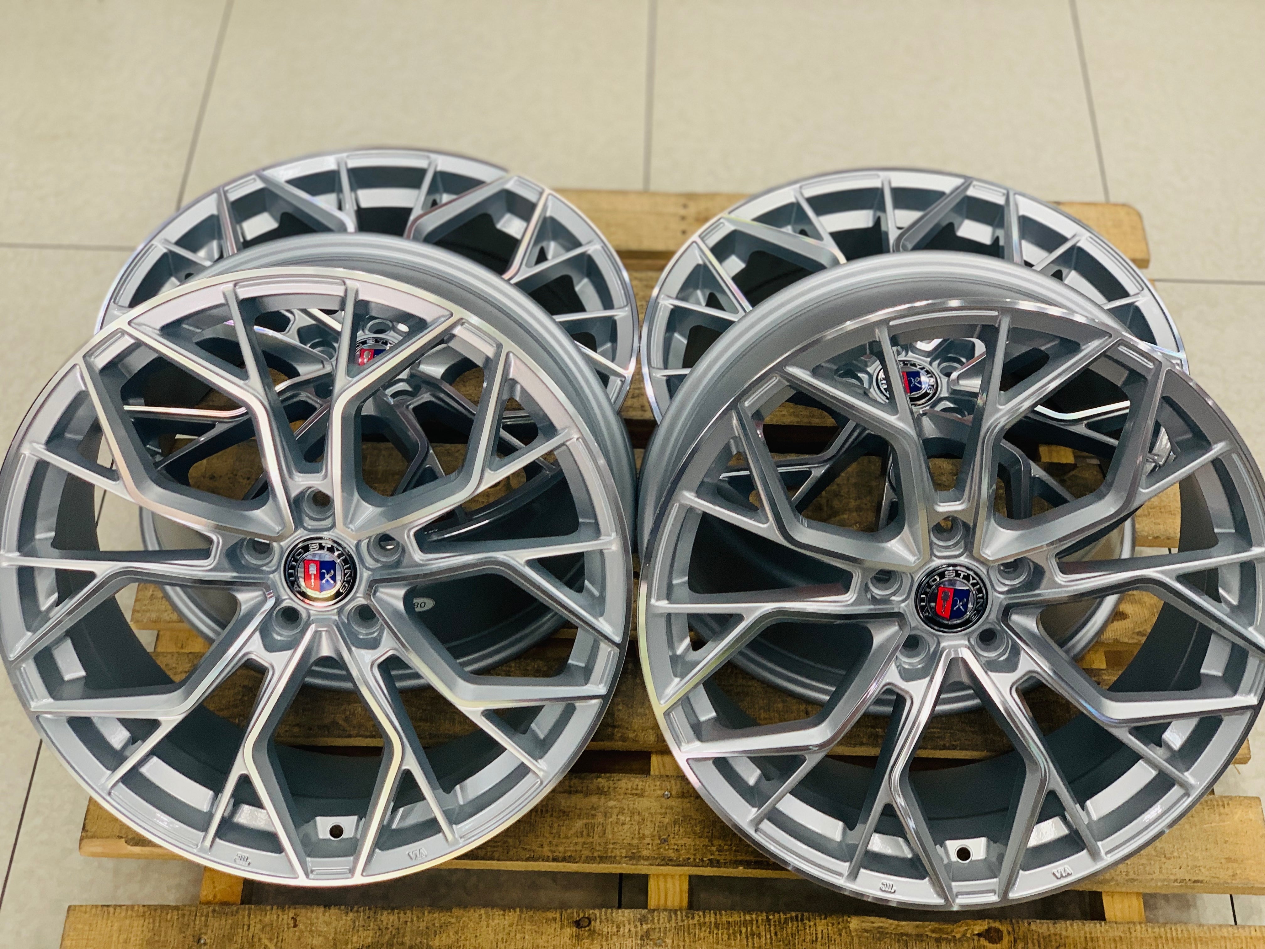 19” AS-VT60  5X112 SILVER WHEELS